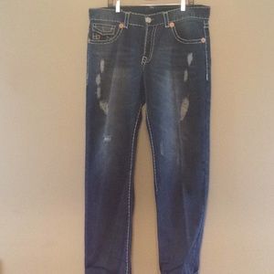 True Religion Brand Straight Cut Jeans